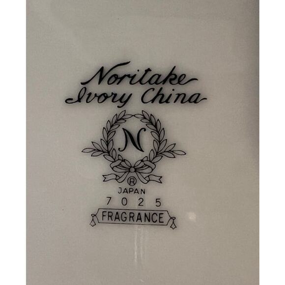 Vintage Noritake Fragrance Ivory China Oval Bowl - Picture 7 of 13